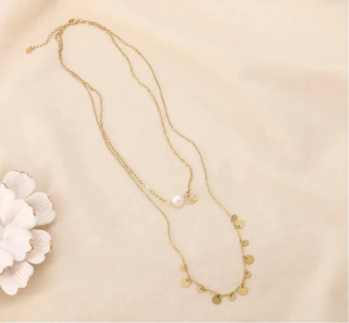 Collier double chaîne Maya