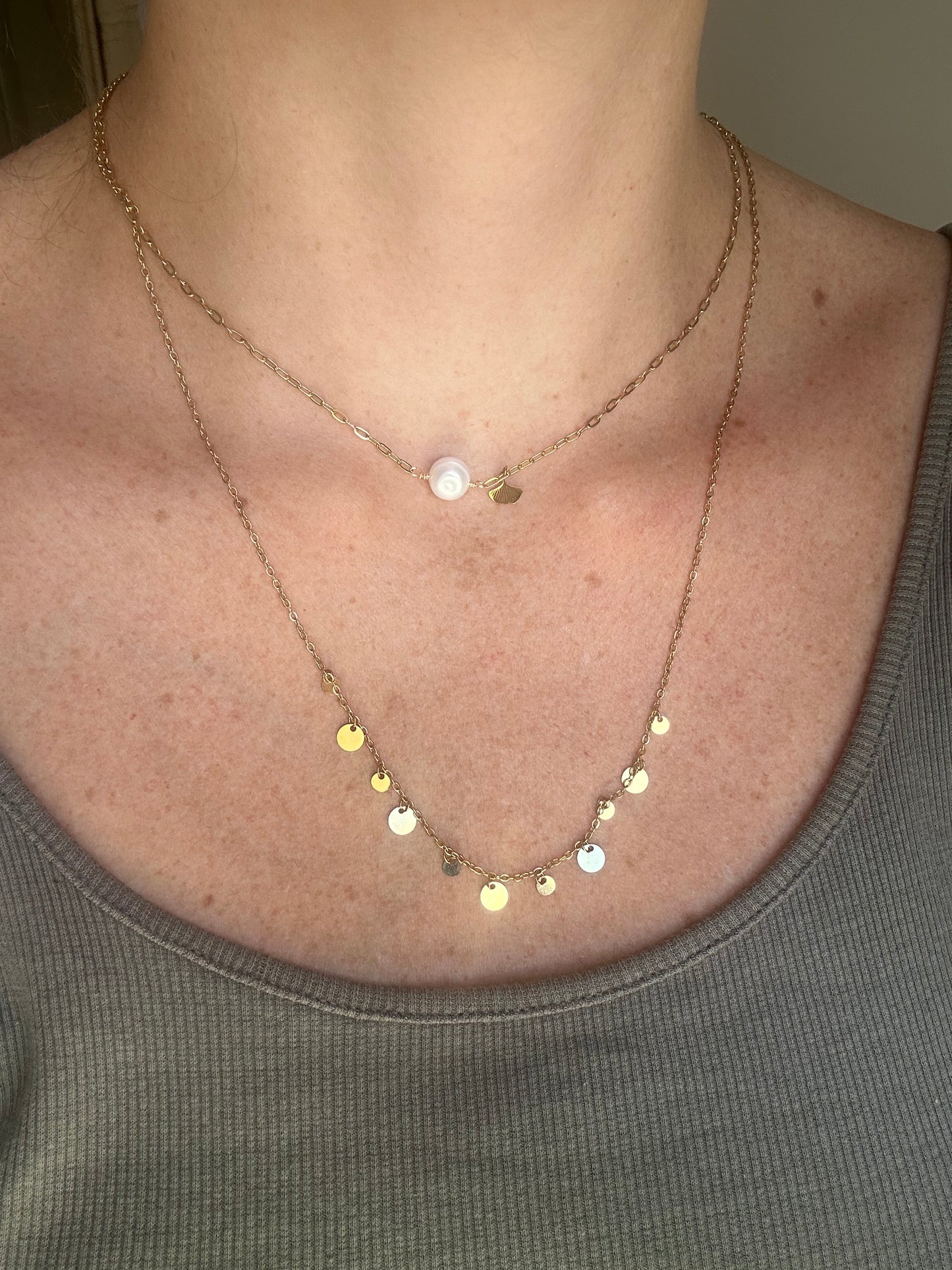 Collier double chaîne Maya