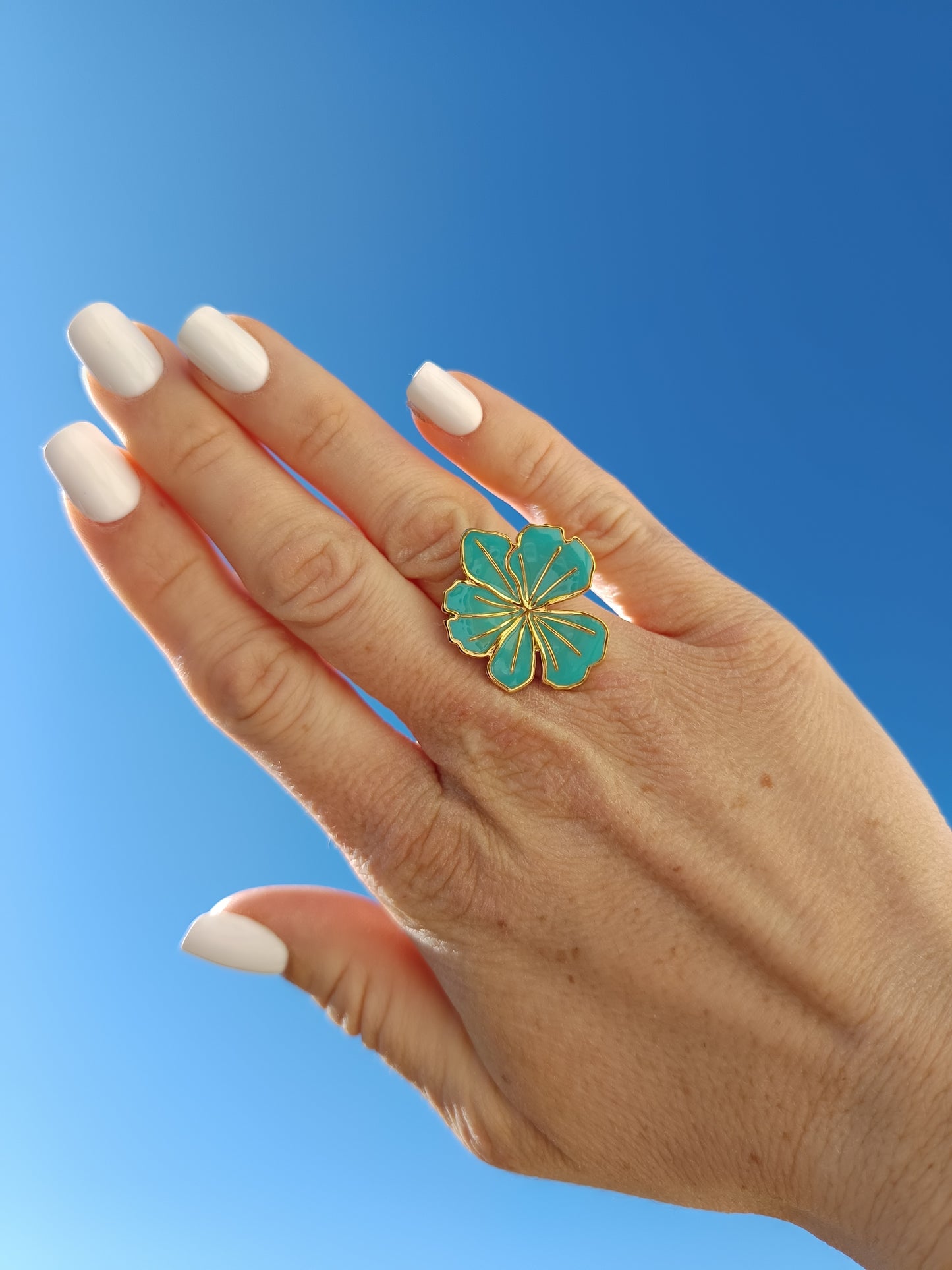 Bague coquelicot