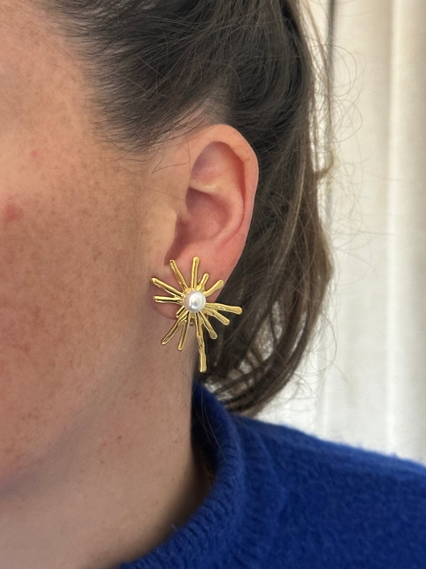 Boucles d’oreilles à pinces Héloïse