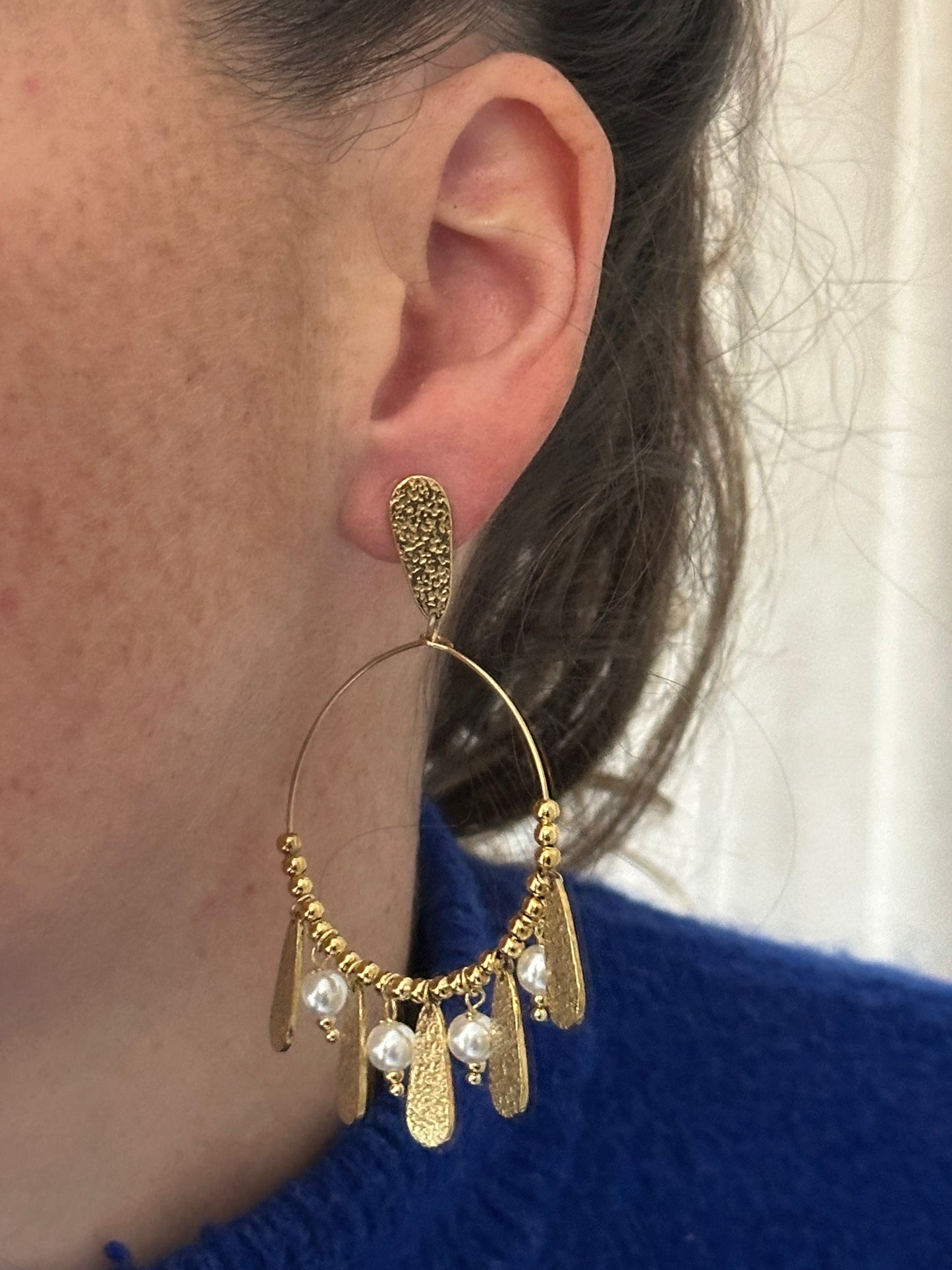 Boucles d’oreilles Hermine