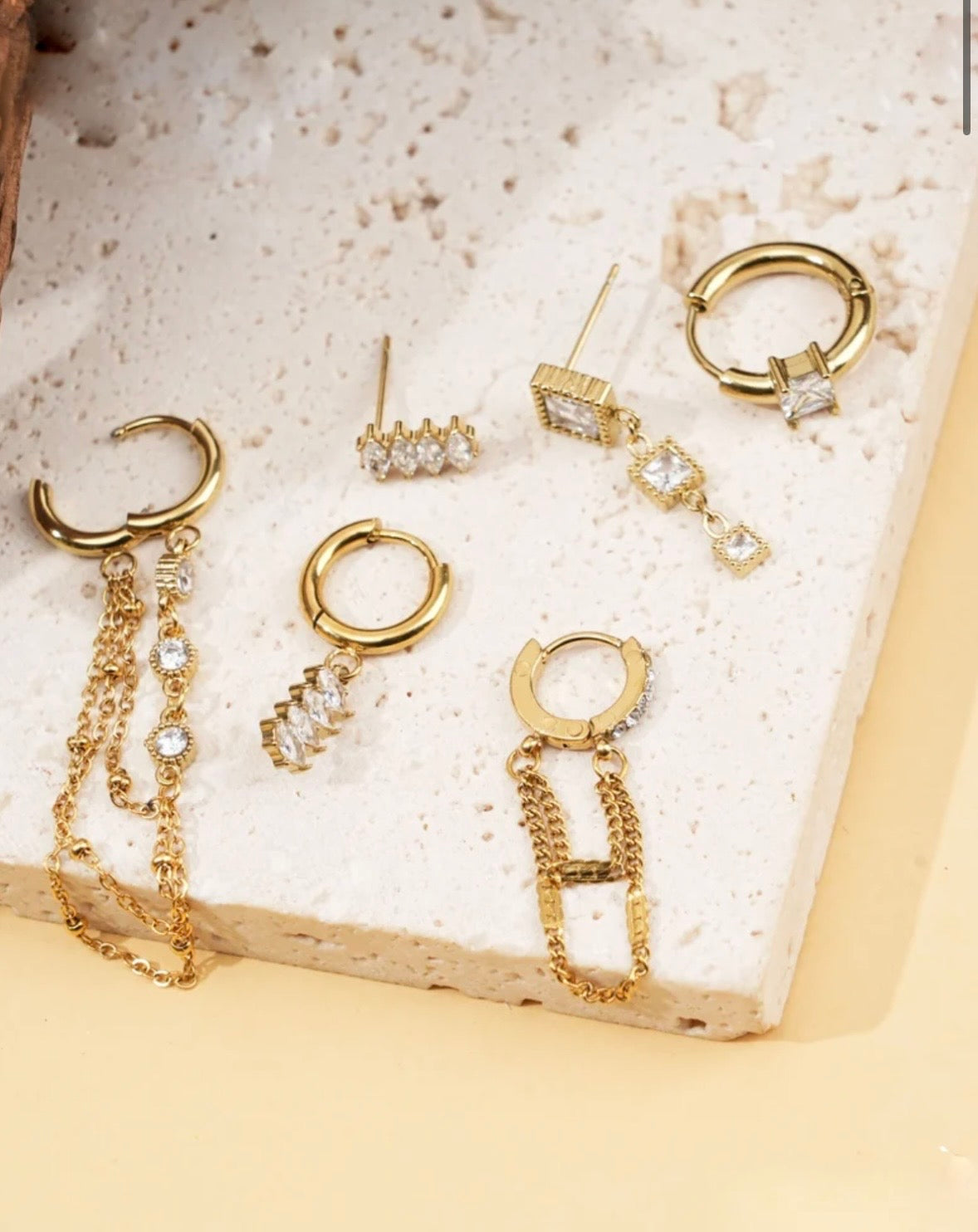 Lot de 6 boucles