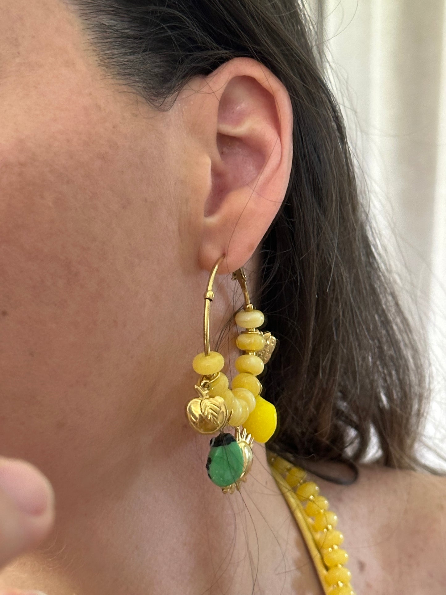 Boucles d’oreilles Lemon